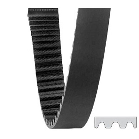 Timken Belts Modified Curvilinear Timing Belt, 250 Teeth, HSN Rubber, 3500 mm Wide, 14 mm Pitch, 14MXT-3500-68 14MXT-3500-68